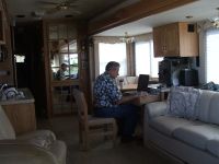 Motorhome Computer Station Photo